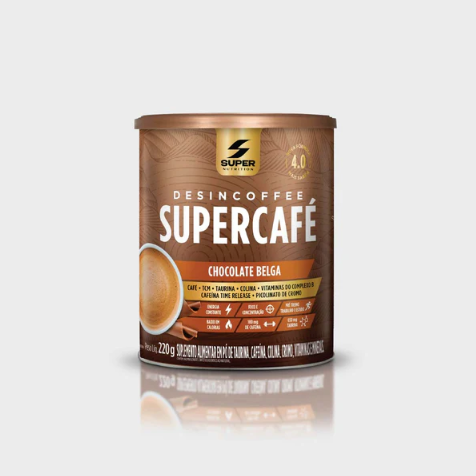 Super Café Chocolate Belga Energy Low Carb - Super Nutrition