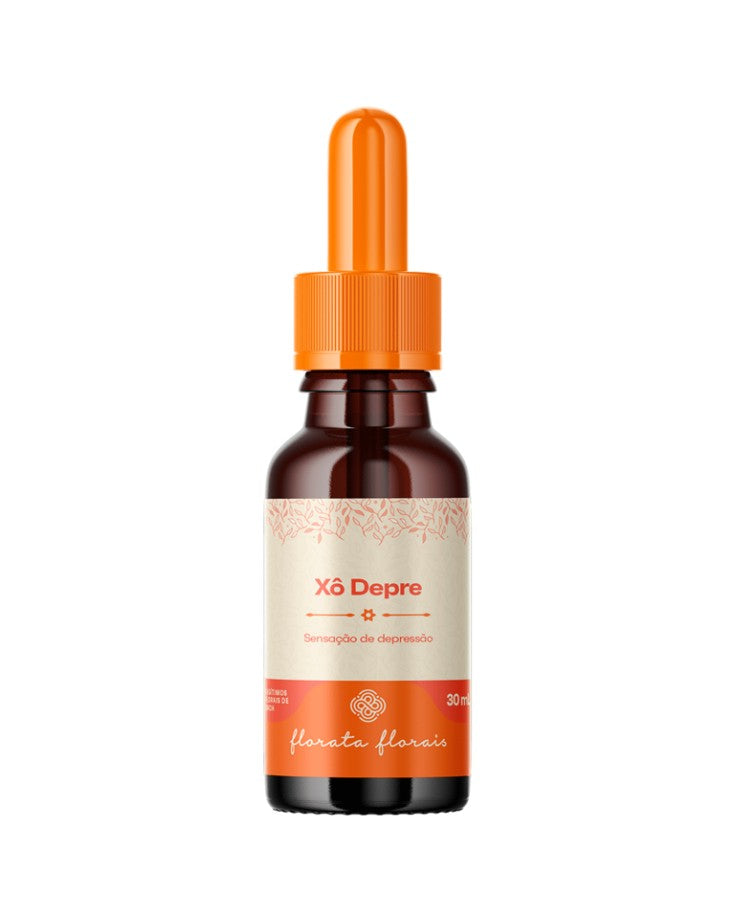 Floral de Bach Xô Depre Florata 30ml Original Bem-Estar Uso.