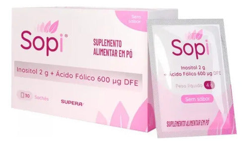 Sopi Suplemento Alimentar em Pó Ácido 30 Sachês. - Sem Sabor