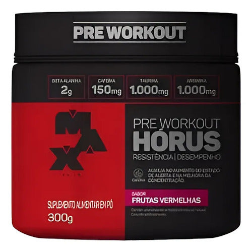 Pré Workout Hórus Max Titanium Frutas Vermelhas 150g Supl Pó