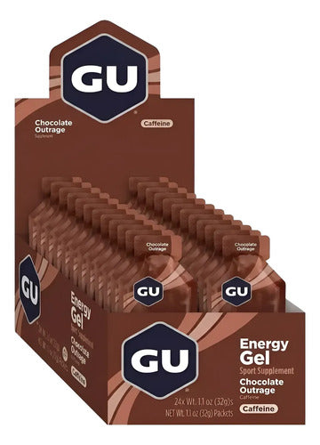 Gu Energy Gel Suplemento Alimentar Sabor Chocolate Chocolate