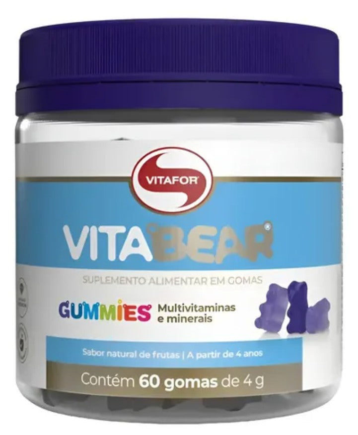 Vita Bear Vitafor Multivitamínico Infantil 60 Balas Naturais