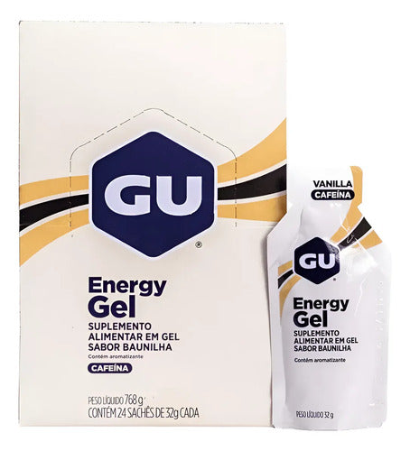 Gu Energy Gel Supl. Alimentar Em Gel Sabor Baunilha Baunilha