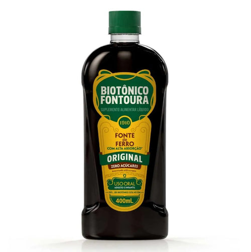 Biotônico Fontoura Original 400ml Suplemento de Ferro Tônico
