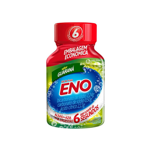 Sal de Fruta Eno Guaraná 100g Pó Efervescente Antiácido Uso.