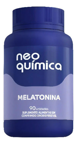 Melatonina Neo Química 90 Cápsulas Sono Relaxamento Maracujá