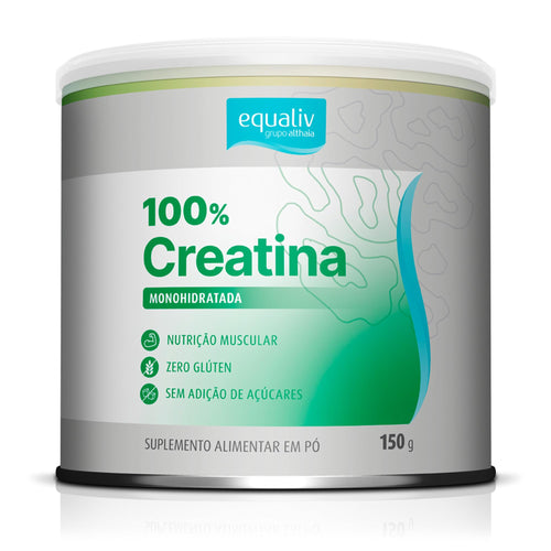 Equaliv Creatina Monohidratada Vegana 150g - Sem Sabor Supl.