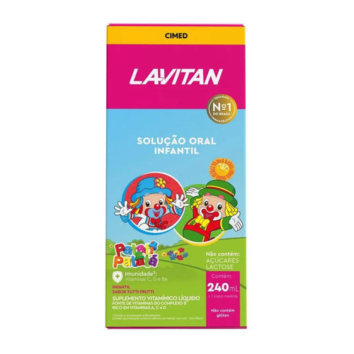 Lavitan Infantil Patati Patatá Tutti Frutti 240ml Suplemento