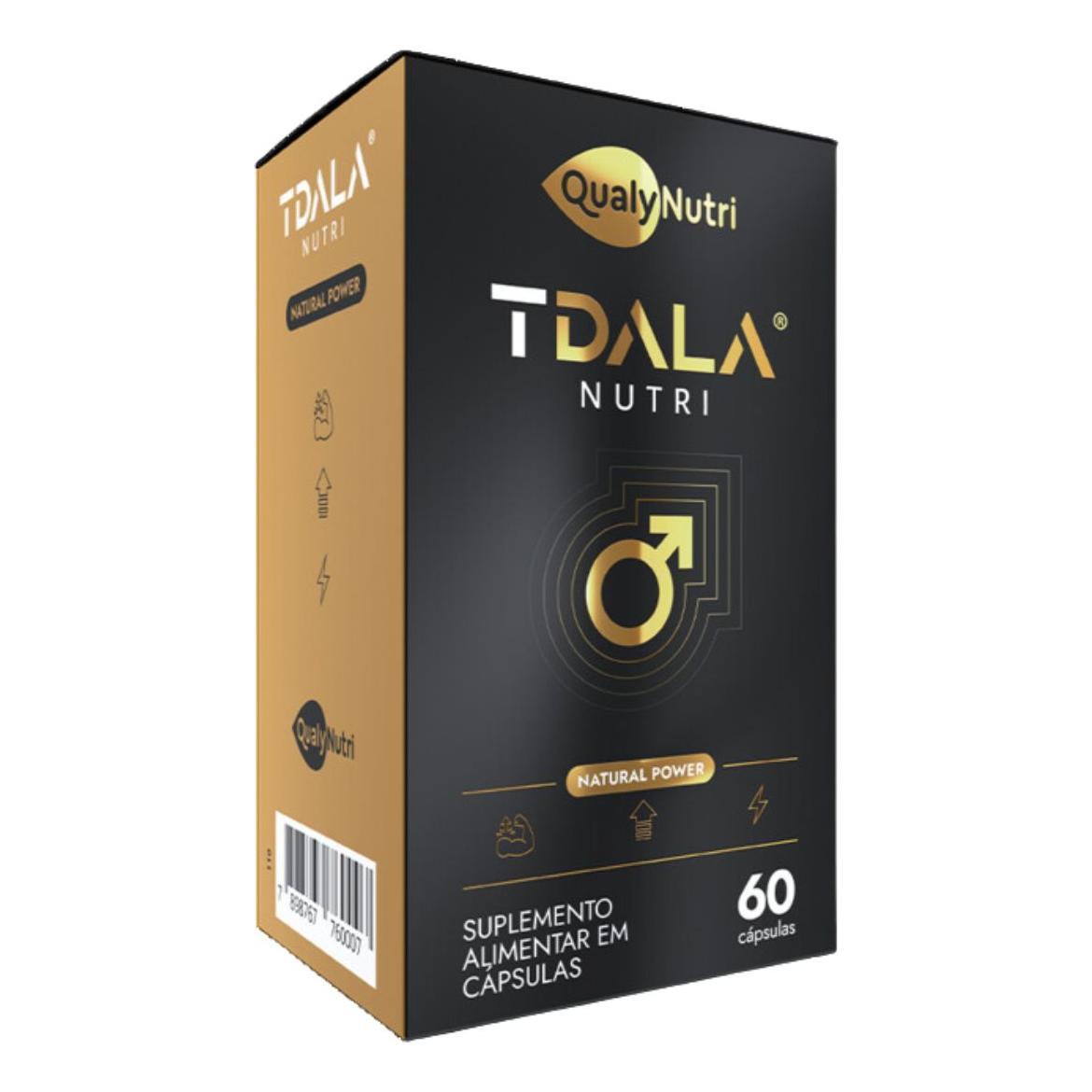 Tdala 60 Cáps Argin. Taurina Zinco Saponinas Suplemento Alim