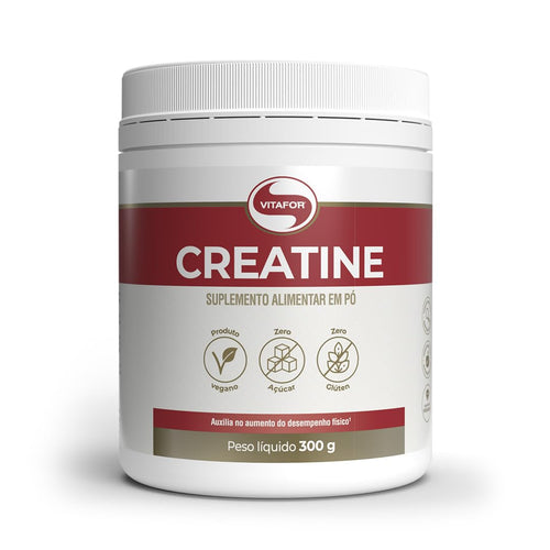 Vitafor Creatine Creatina Monohidratada 300g Suplemento Puro