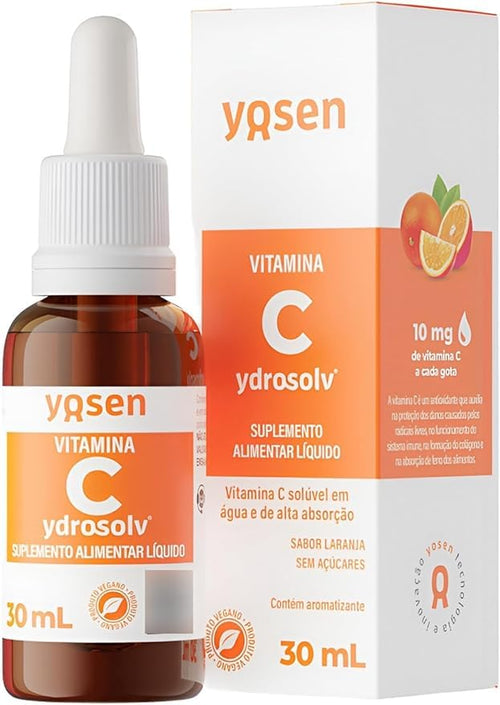 Yosen Vitamina C Líquida 30 ml Suplemento Alimentar em Gotas