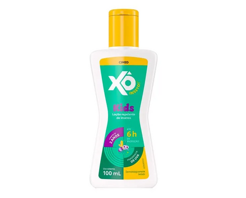Loção Repelente Xô Inseto Kids 100 ml 6 Horas Proteção Kids.